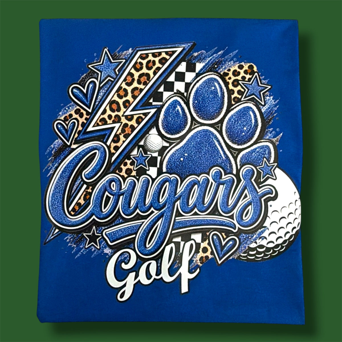 Cougars Golf Lightening Paw