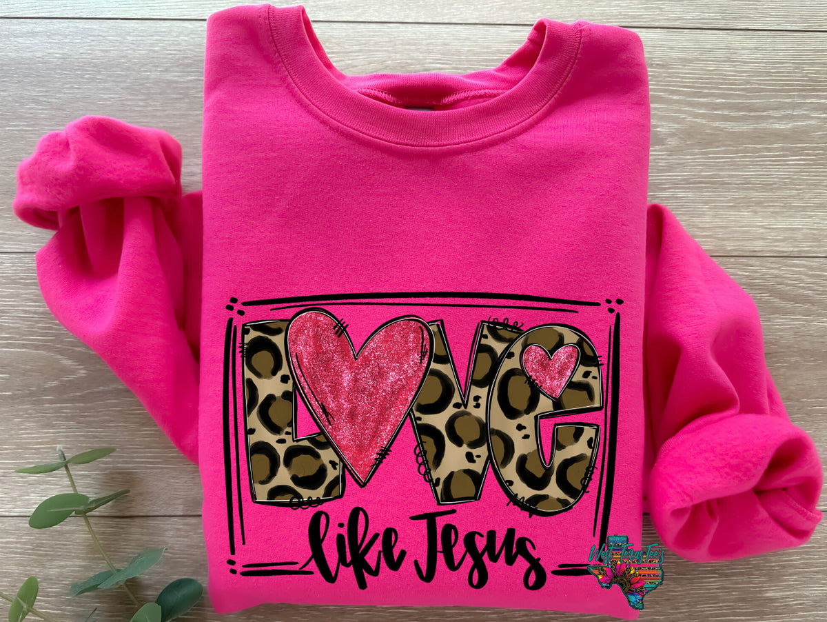 Love Like Jesus leopard
