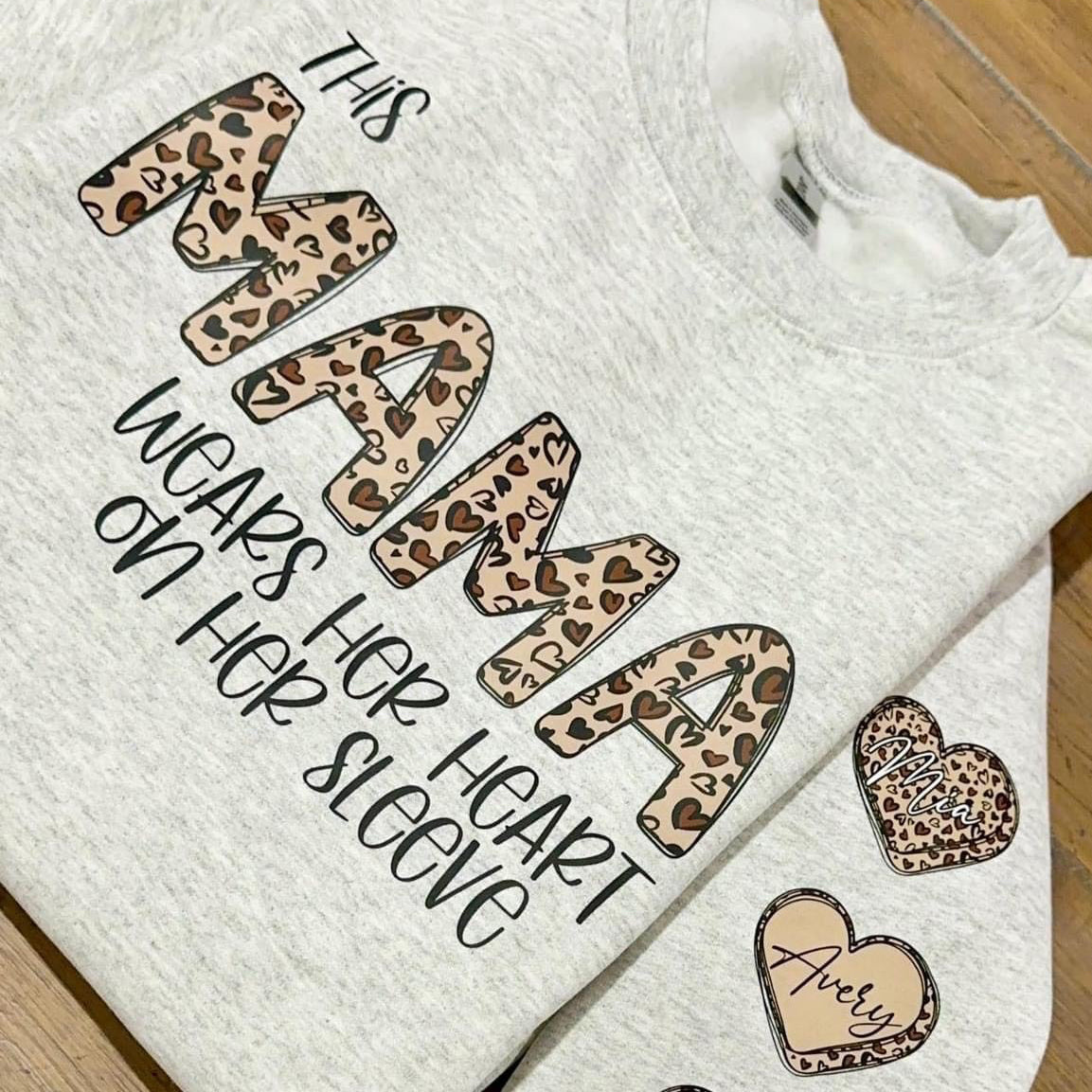 This Mama Wears Her Heart on Her Sleeve