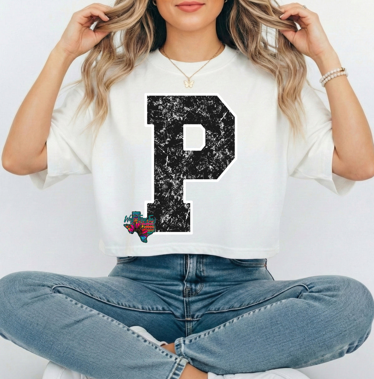 Distressed P