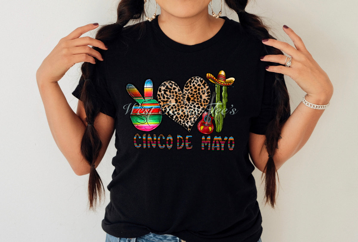 Peace Love Cinco de Mayo