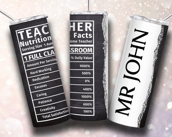 Male Teacher tumbler
