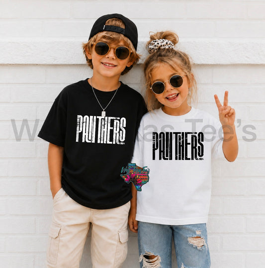 Retro Distressed Panthers