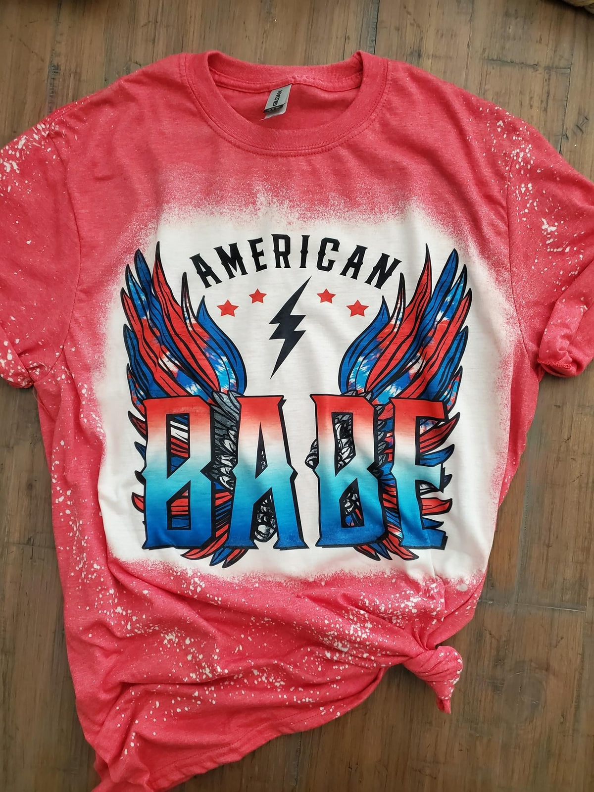 AMERICAN BABE graphic tee