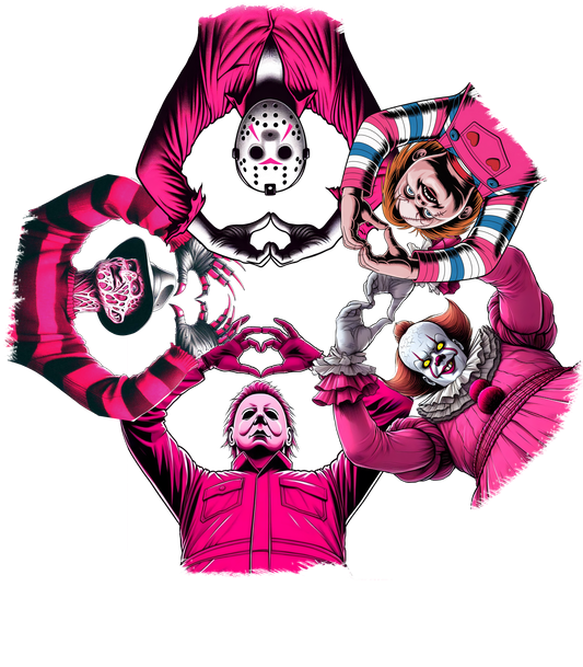 Pink Horror Characters