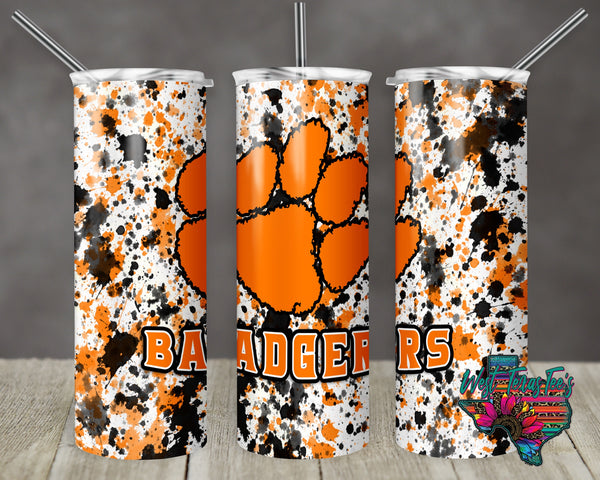 Badgers speckle tumbler