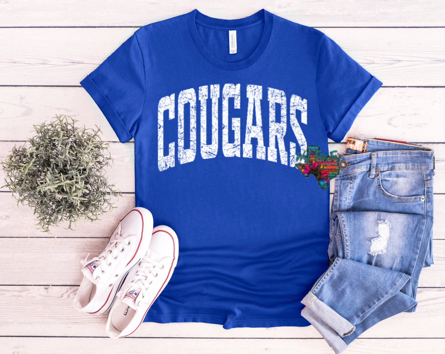 Distressed COUGARS