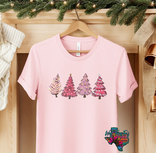 Pink Christmas Trees