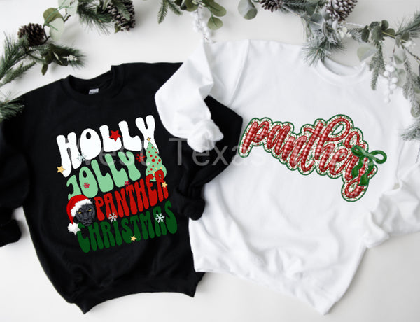 HOLLY JOLLY PANTHER CHRISTMAS
