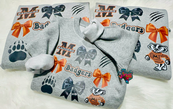 Badgers Coquette Bows