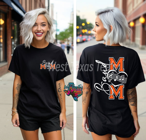 Band Mom front pocket/bk