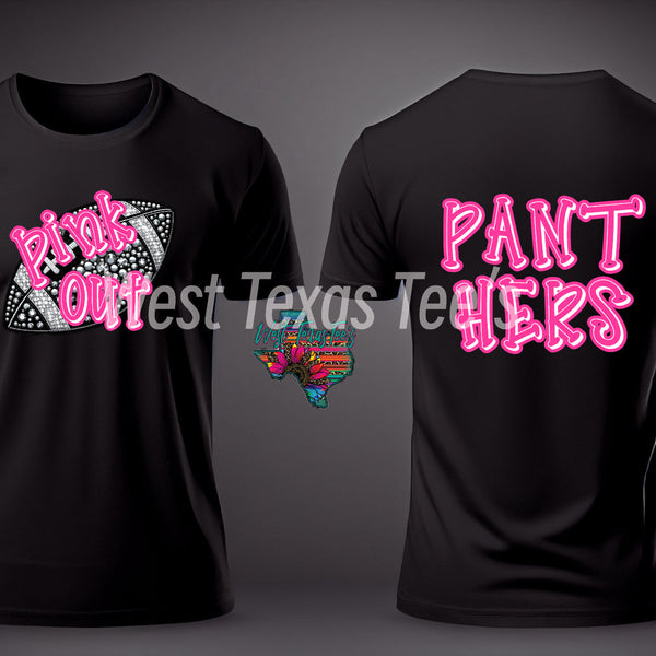Pink Out Football Panthers