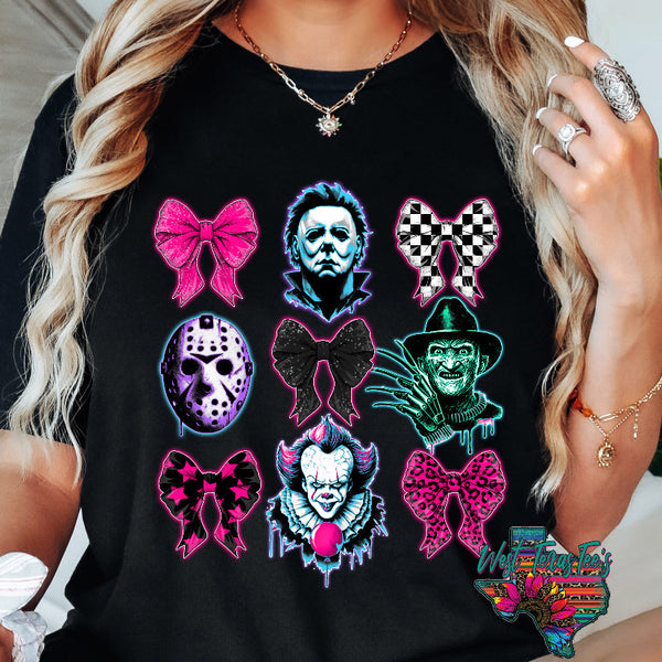 Horror Neon Bows