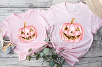 Pink & Gold Pumpkin