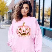 Pink & Gold Pumpkin