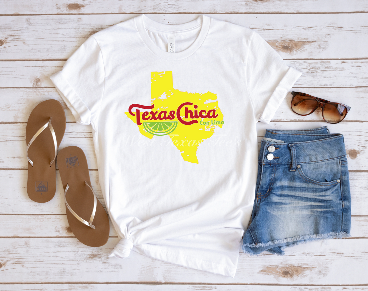 Texas Chica Bleached Tee