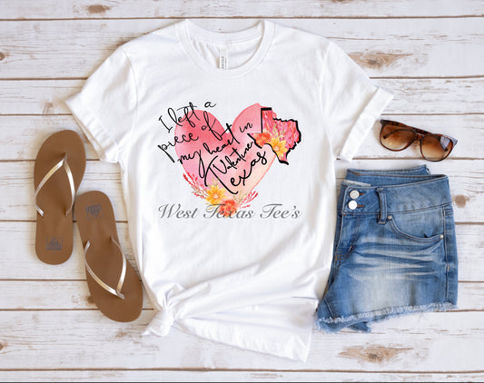 I LEFT A PIECE OF MY HEART Tee