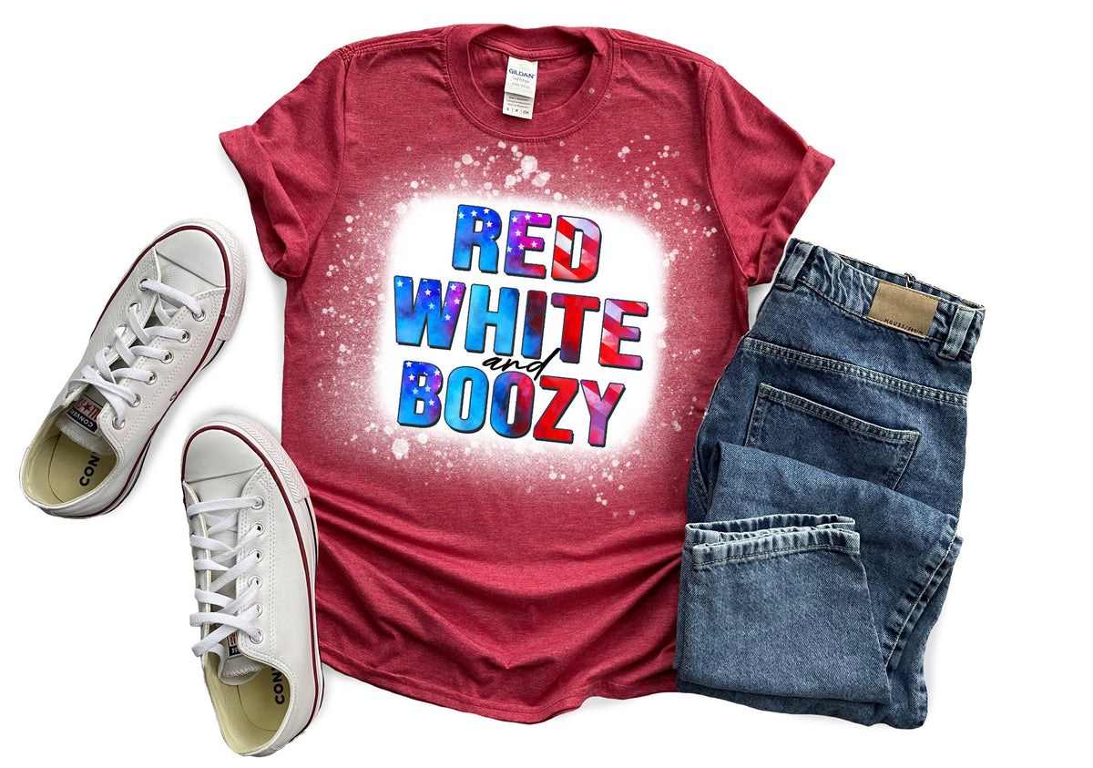 Red White and Boozy Tee