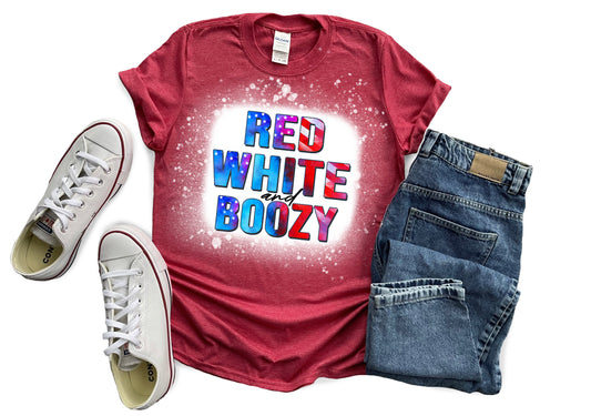 Red White and Boozy Tee