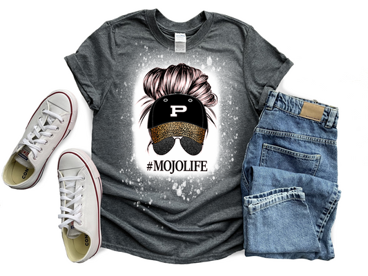 #MOJOLIFE Messy Bun graphic tee