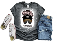#MOJOLIFE Messy Bun graphic tee