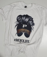 #MOJOLIFE Messy Bun graphic tee